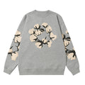 Denim Tears Grey Crewneck Sweatshirt Front Flower Wreath