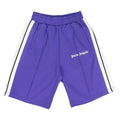 Palm Angels Classic Track Shorts - Purple/White
