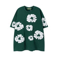 Denim Tears Green All‑Over Cotton Wreath Print T‑Shirt