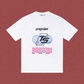 Trapstar Checkered Grid "TS" Graphic Tee - White