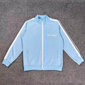 Palm Angels Classic Track Jacket - Light Blue/White