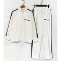 Palm Angels Classic Track Jacket & Pants Set - White/Black
