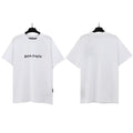 Palm Angels Classic Small Gothic Logo T-Shirt - White